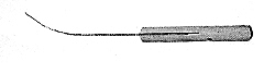 Ausschneidemesser mit gebogener Klinge